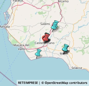 Mappa Via Gregorio Ugdulena, 91022 Castelvetrano TP, Italia (8.22909)