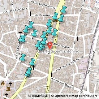 Mappa Via B. Ricasoli, 91022 Castelvetrano TP, Italia (0.139)