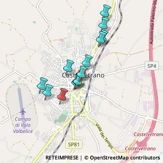 Mappa Via B. Ricasoli, 91022 Castelvetrano TP, Italia (0.84769)