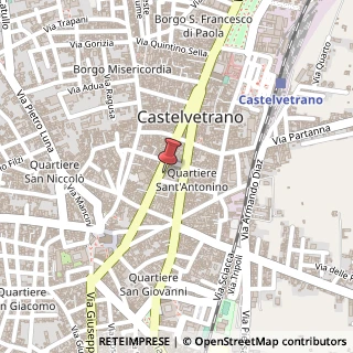 Mappa Via Vittorio Emanuele, 93, 91022 Castelvetrano, Trapani (Sicilia)