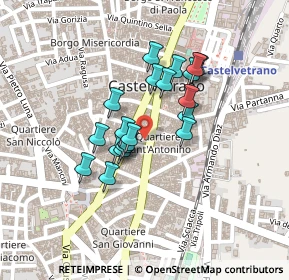 Mappa Via Gregorio Ugdulena, 91022 Castelvetrano TP, Italia (0.185)