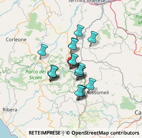 Mappa Via Palazzo Municipale, 90030 Castronovo di Sicilia PA, Italia (9.7925)