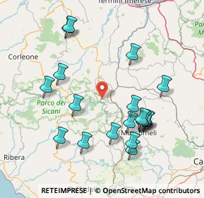 Mappa Via Palazzo Municipale, 90030 Castronovo di Sicilia PA, Italia (18.259)