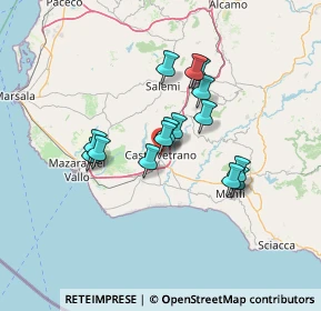 Mappa Via Vittorio Emanuele, 91022 Castelvetrano TP, Italia (11.91533)