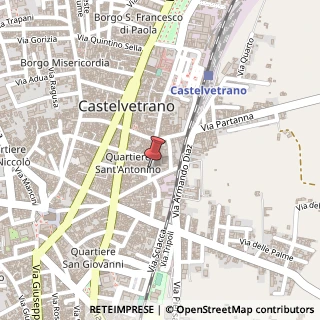 Mappa Via Domenico Scin?, 10, 91022 Castelvetrano, Trapani (Sicilia)