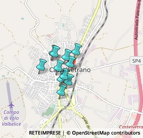 Mappa Piazza Giacomo Matteotti, 91022 Castelvetrano TP, Italia (0.57727)