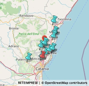 Mappa 95019 Zafferana etnea CT, Italia (10.155)