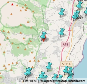 Mappa 95019 Zafferana etnea CT, Italia (7.6875)