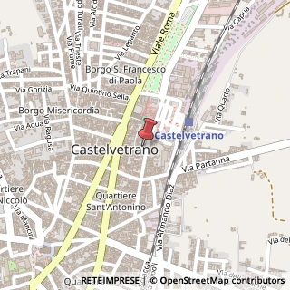 Mappa Via castelfidardo 10, 91022 Castelvetrano, Trapani (Sicilia)