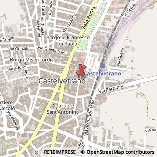 Mappa Via Castelfidardo, 35, 91022 Castelvetrano, Trapani (Sicilia)