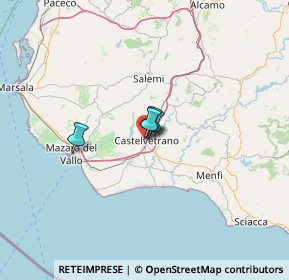 Mappa Via Pietro Luna, 91022 Castelvetrano TP, Italia (44.693)