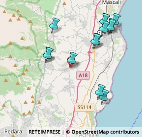 Mappa Via Carroti, 95010 Santa Venerina CT, Italia (4.795)