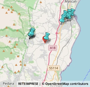 Mappa Via Carroti, 95010 Santa Venerina CT, Italia (4.37091)