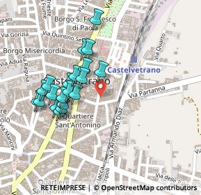 Mappa Via Scina Domenico, 91022 Castelvetrano TP, Italia (0.238)