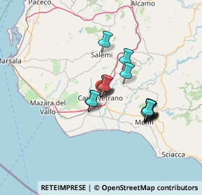 Mappa Via Scina Domenico, 91022 Castelvetrano TP, Italia (11.50133)