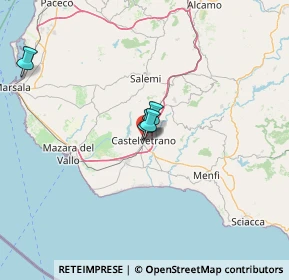 Mappa Via Scina Domenico, 91022 Castelvetrano TP, Italia (35.4075)