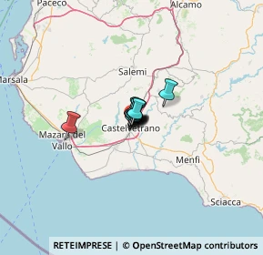 Mappa Via Scina Domenico, 91022 Castelvetrano TP, Italia (2.88636)