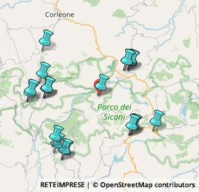 Mappa Via Bellomo, 90030 Palazzo Adriano PA, Italia (9.6615)