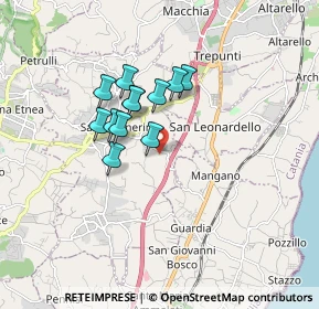Mappa Via Palombaro, 95010 Santa Venerina CT, Italia (1.4175)