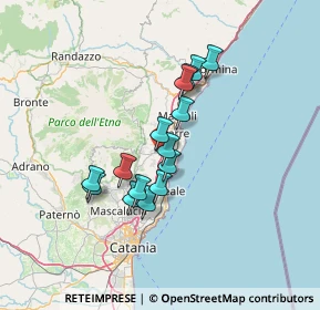 Mappa Via Palombaro, 95010 Santa Venerina CT, Italia (12.06133)