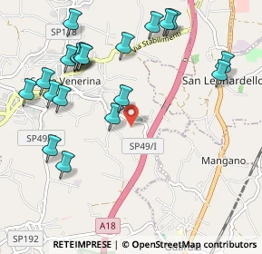 Mappa Via Palombaro, 95010 Santa Venerina CT, Italia (1.3585)