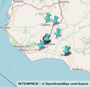 Mappa Via Rovereto, 91022 Castelvetrano TP, Italia (9.58273)
