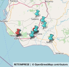 Mappa Via Rovereto, 91022 Castelvetrano TP, Italia (10.87385)
