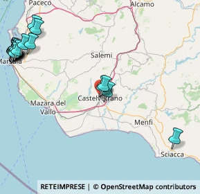 Mappa Via Rovereto, 91022 Castelvetrano TP, Italia (27.898)