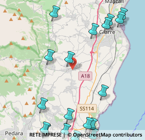 Mappa 95010 Santa Venerina CT, Italia (6.989)