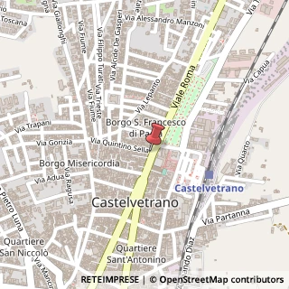 Mappa Via Quintino Sella, 1, 91022 Castelvetrano, Trapani (Sicilia)