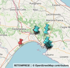 Mappa Via Belmonte, 74016 Massafra TA, Italia (12.0475)