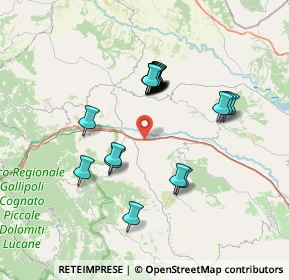 Mappa Strada Statale 407 Basentana, 75014 Grassano MT, Italia (6.678)