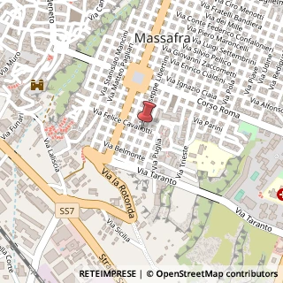 Mappa Via Cavallotti, 60, 74016 Massafra, Taranto (Puglia)