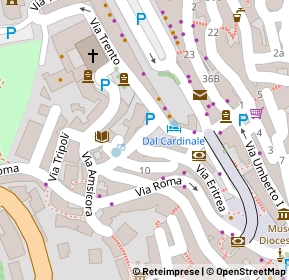 Mappa Piazza Cardinal Pompedda, 07014 Ozieri SS, Italia (0.01538)