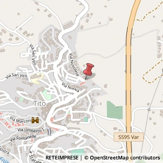 Mappa Via Nuvolese, 154, 85050 Tito, Potenza (Basilicata)