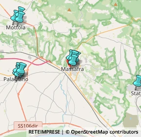 Mappa Via Lungovalle Niccolo' Andria, 74016 Massafra TA, Italia (5.42)
