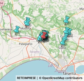 Mappa Via Lungovalle Niccolo' Andria, 74016 Massafra TA, Italia (4.229)