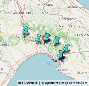 Mappa Via Lungovalle Niccolo' Andria, 74016 Massafra TA, Italia (12.2015)