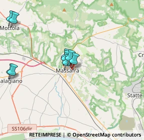 Mappa Via Udine, 74016 Massafra TA, Italia (4.95455)