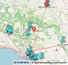 Mappa Contrada Medico di Maglie, 74012 Crispiano TA, Italia (11.802)