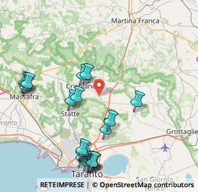 Mappa Contrada Medico di Maglie, 74012 Crispiano TA, Italia (10.1425)