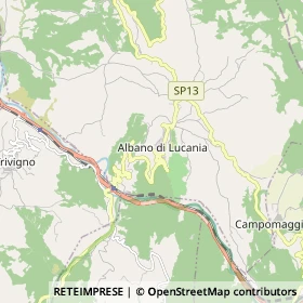 Mappa Albano di Lucania