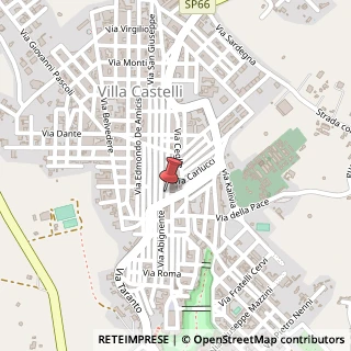 Mappa Via XX Settembre, 13, 72029 Villa Castelli, Brindisi (Puglia)