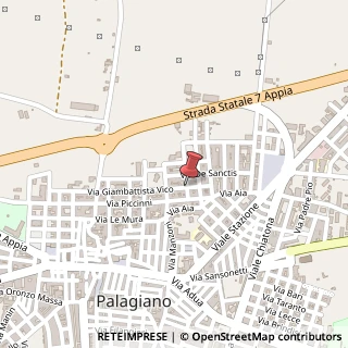 Mappa Via galluppi, 74019 Palagiano, Taranto (Puglia)