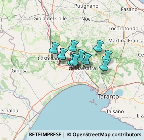 Mappa Via Padre Pio, 74019 Palagiano TA, Italia (6.77846)