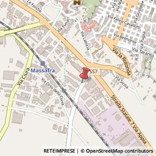 Mappa Via Ferrara, 21, 74016 Massafra, Taranto (Puglia)