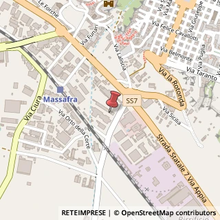 Mappa Via Ferrara, 4, 74016 Massafra, Taranto (Puglia)