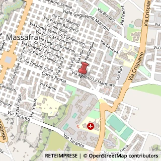 Mappa Via Alfonso Lamarmora, 154, 74016 Massafra, Taranto (Puglia)
