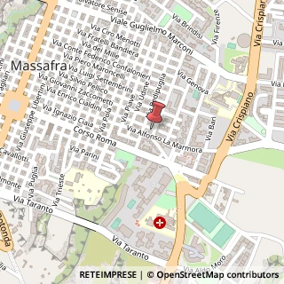 Mappa Via Monte Grappa, 3, 74016 Massafra, Taranto (Puglia)