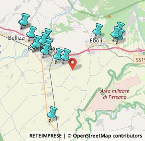 Mappa Via delle Zagare, 84025 Eboli SA, Italia (4.9775)